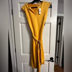 New York and company yellow dress